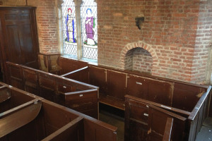Pews reconstructed in South Aisle1.jpg - A new arts space at St Mary's Old Church
